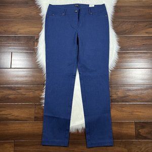 NEW J. McLaughlin Women's Size 12 Blue Slim‎ Fit Felicity Pants